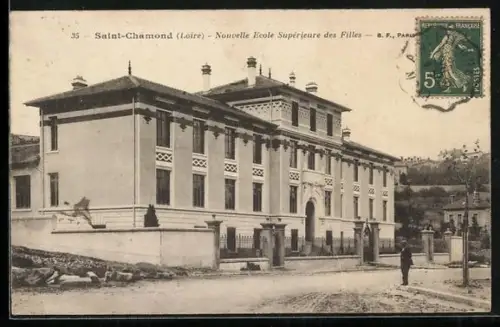 AK Saint-Chamond /Loire, Nouvelle École Supérieure des Filles
