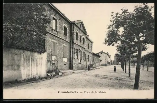 AK Grand-Croix, Place de la Mairie
