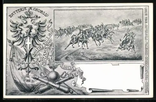 AK Batterie A Cavallo, Goito 1848