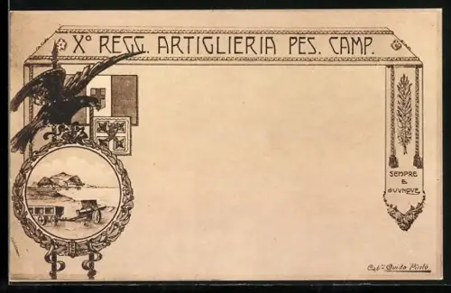 AK X Regg. Artiglieria Pes. Camp.