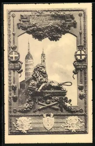 AK 17 Reggimento Artiglieria da campagna, Eritrea 1895-96, Libia 1911-12