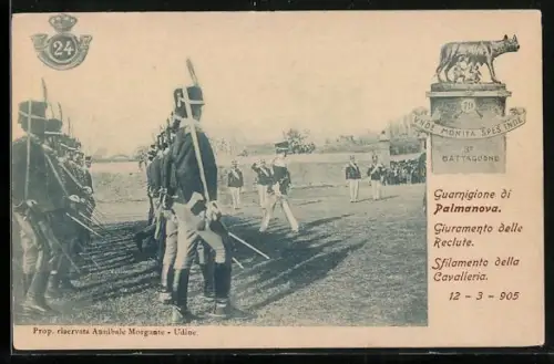 AK Guarnigione di Palmanova, Giuramento delle Reclute, Sfilamento della Cavalleria