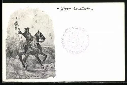Künstler-AK Nizza Cavallerie