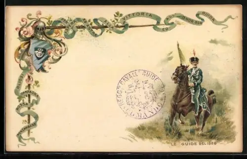 Künstler-AK Cavalleggeri Guide 1904