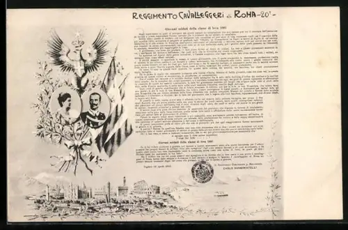 AK Roma, Reggimento Cavalleggeri di Roma