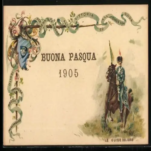 AK Cavalleggeri Guide 1904, Buona Pasqua 1905
