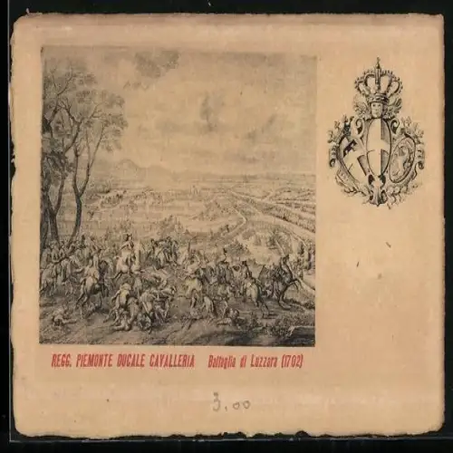 AK Luzzara, Regg. Piemonte Ducale Cavalleria, Battaglia di Luzzara 1702