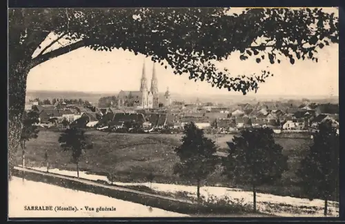 AK Sarralbe /Moselle, Vue générale