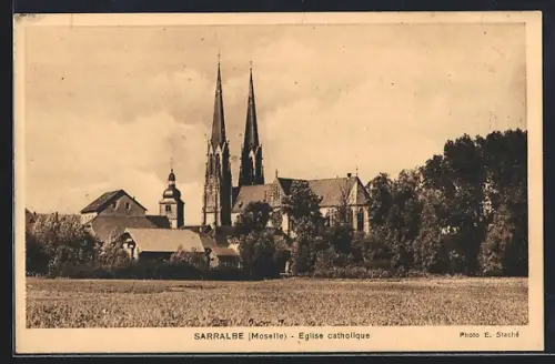 AK Sarralbe /Moselle, Église catholique
