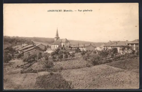 AK Aboncourt /Moselle, Vue générale