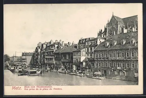 AK Metz, Vue prise de la place du Théâtre