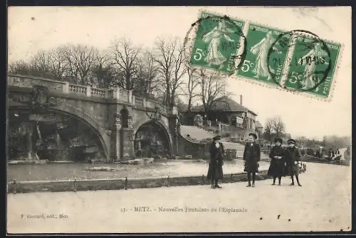 AK Metz, Nouvelles Fontaines de l`Esplanade