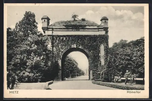 AK Metz, Blick auf das Römertor