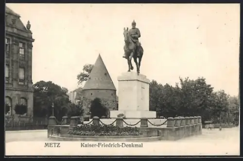 AK Metz, Kaiser-Friedrich-Denkmal