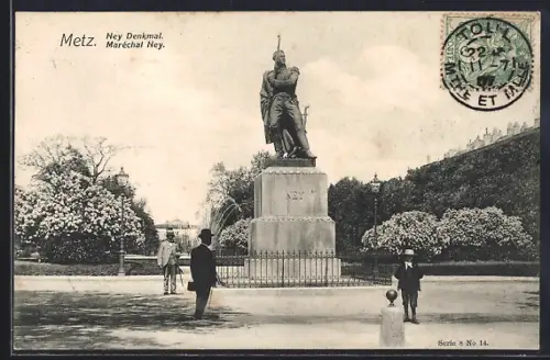 AK Metz, Monument du Maréchal Ney