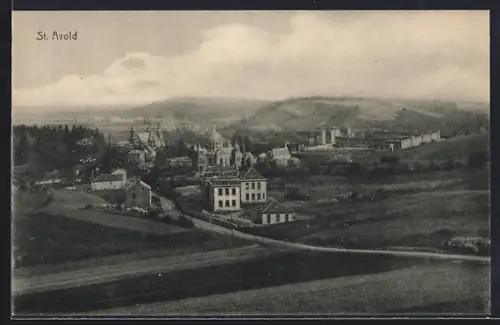 AK St. Avold, Vue panoramique sur la ville et les collines environnantes
