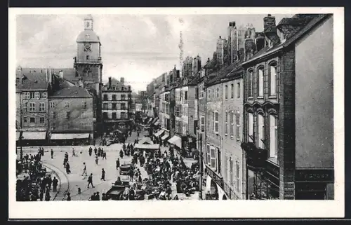 AK Diedenhofen, Blick auf den Marktplatz