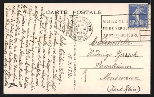 AK Metz, Chambre de Commerce, Statue Déroulède et Tour Camoufle