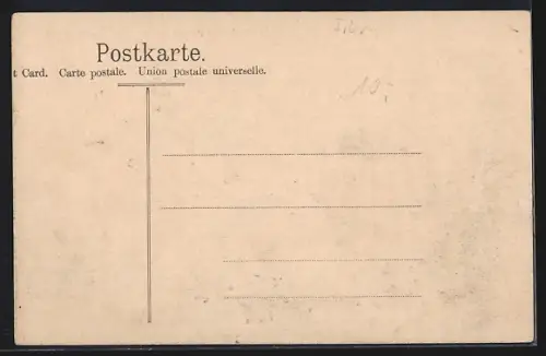 AK Metz, Partie am Ludwig-Staden mit der neuen protest. Kirche