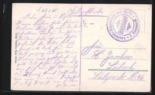 AK Metz, Prinz Friedrich Karl Tor