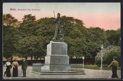 AK Metz, Monument du Maréchal Ney