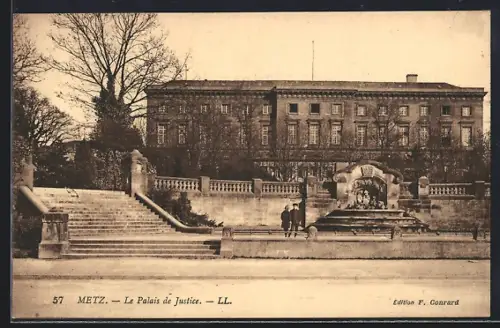 AK Metz, Le Palais de Justice et ses jardins