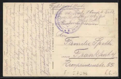 AK Mörchingen i. Lothr., Vue panoramique sur la ville et les environs