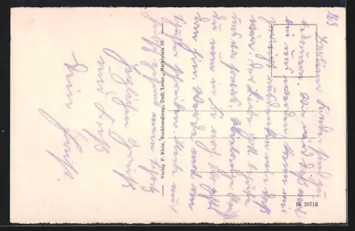 AK Duss /Lothr., Saline et vue des cheminées industrielles