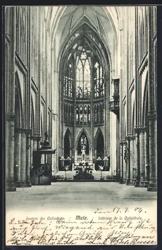 AK Metz, Intérieur de la Cathédrale