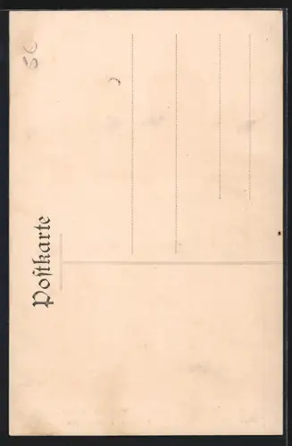 AK Metz, Porte des Allemands, vue de côté