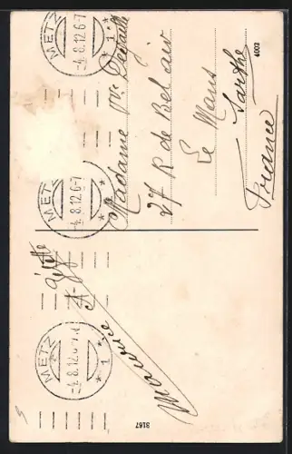 AK Metz, Monument Prince Frédéric-Charles