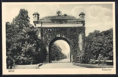 AK Metz, Blick auf das Römertor