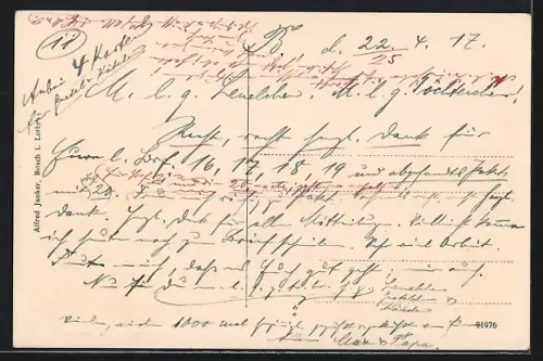 AK Bitsch i. Lothr., Totalansicht du village et des collines alentours