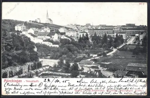 AK Mörchingen, Blick auf die Neustadt