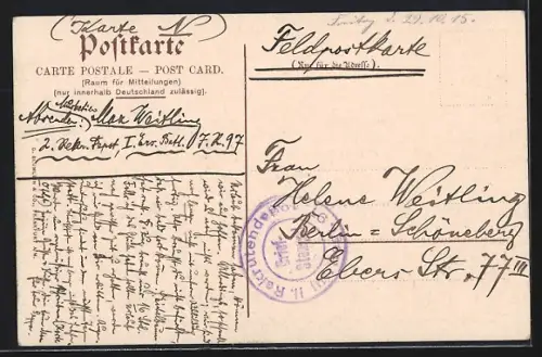 AK Mörchingen, Blick auf die Neustadt