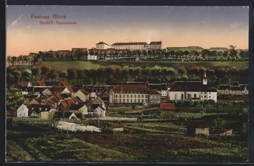 AK Bitsch, Festung und Bischöfl. Gymnasium