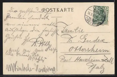 AK Vic-sur-Seille, Vue panoramique du village et des vignobles environnants