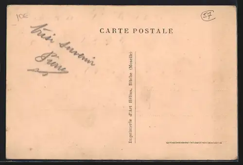 AK Rohrbach /Moselle, Vers la Gare