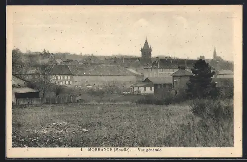AK Morhange /Moselle, Vue générale