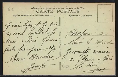 AK Morhange /Moselle, Vue générale