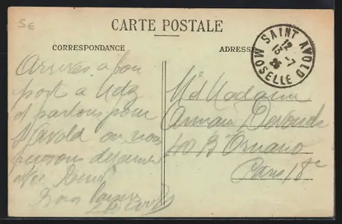 AK Metz, Hôtel Royal et vue de la rue adjacente