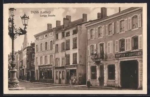 AK Duss /Lothr., Lange Strasse