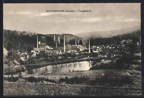 AK Mouterhouse /Moselle, Vue générale