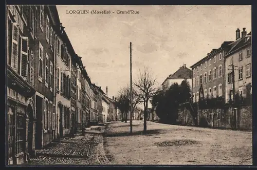AK Lorquin /Moselle, Grand`Rue