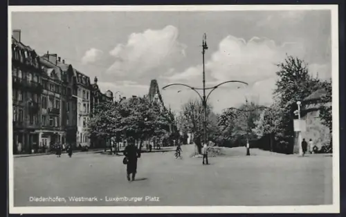 AK Diedenhofen /Westmark, Luxemburger Platz