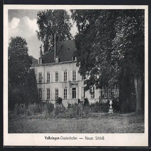 AK Volkringen-Diedenhofen, Neues Schloss
