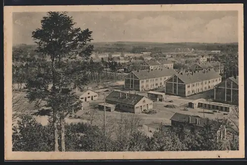 AK Bitche, Vue d`ensemble du camp et des bâtiments environnants