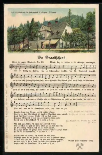 Lied-AK Anton Günther Nr. 25: Lieder in erzgeb. Mundart, Da Draakschenk