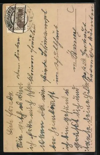 Künstler-AK Carl Reichert: Hundewelpen mit ihrer Mutter