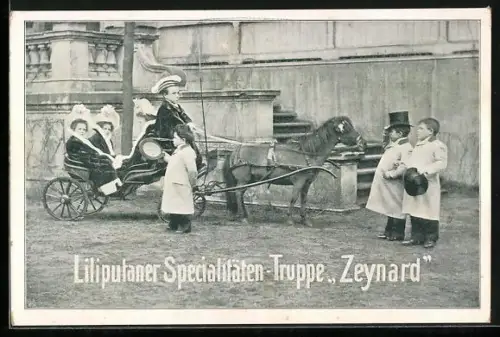 AK Liliputaner Specialitäten-Truppe Zeynard